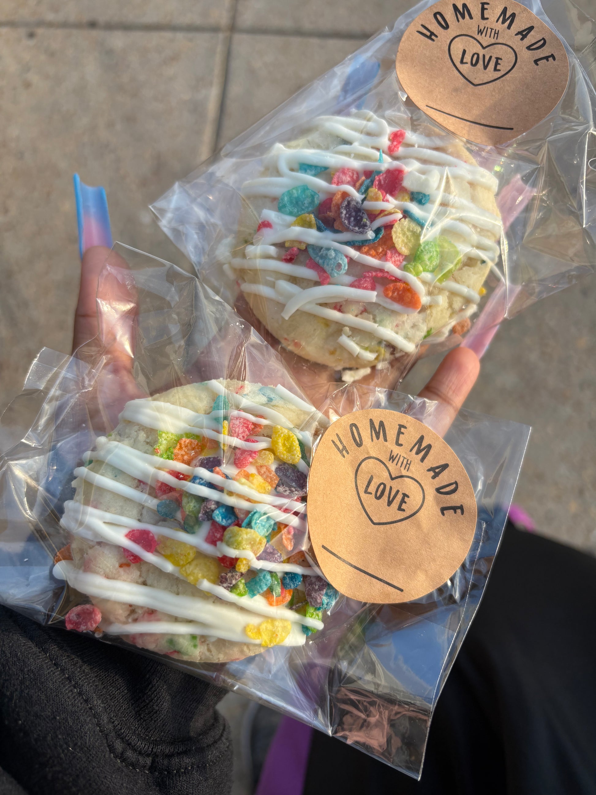 Fruity Pebble Cookies