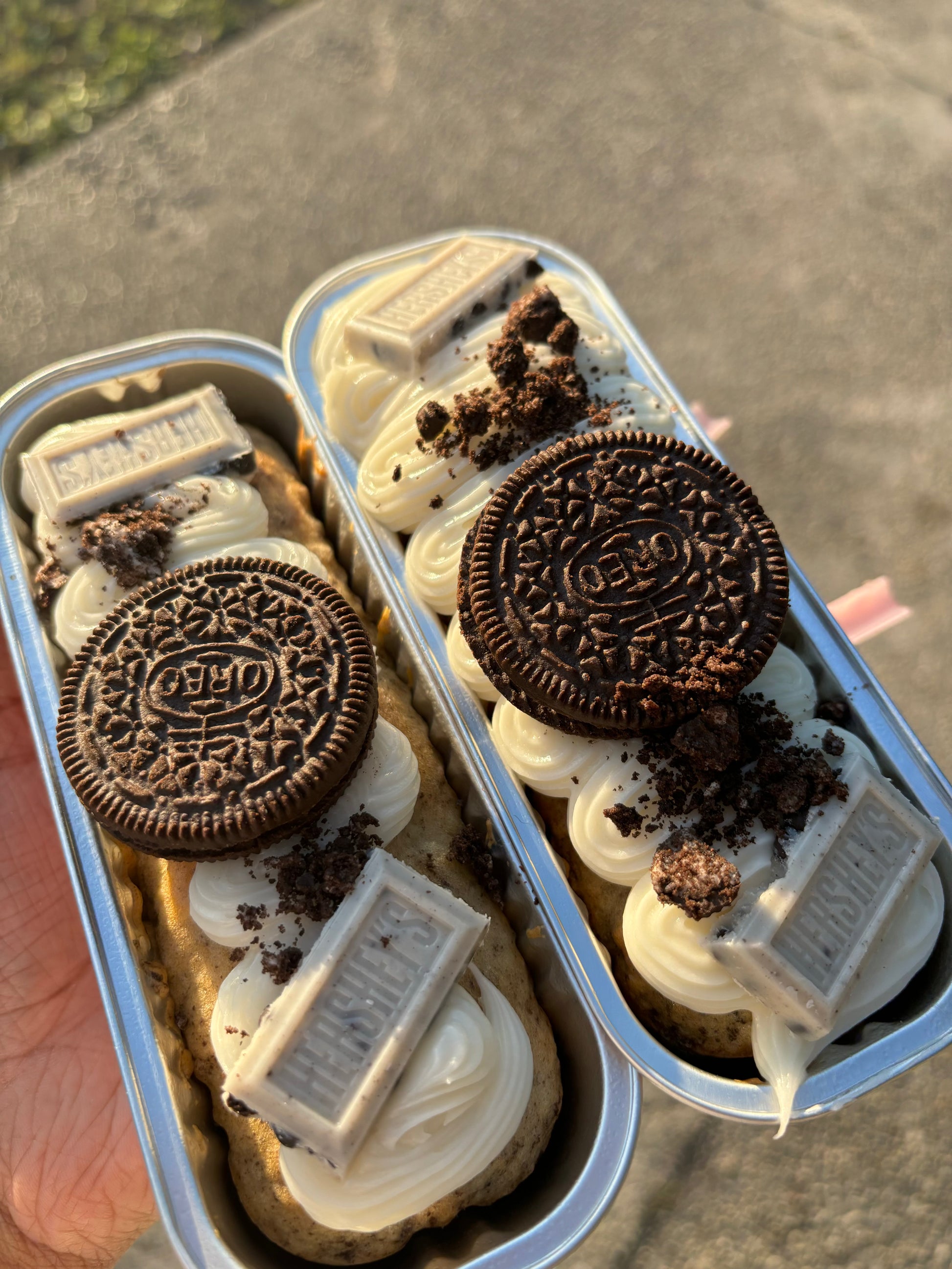 Oreo Tres Leches Mini Loaf Cake